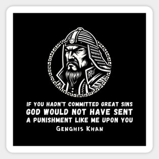 Genghis Khan: The Wrath of Divine Justice Sticker